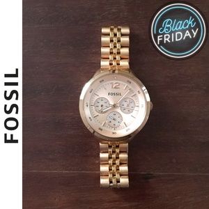 Fossil Rose Gold Editor Watch